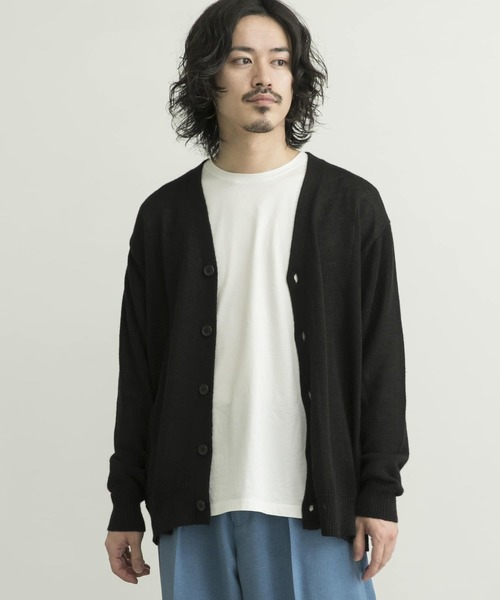 URBAN RESEARCH(アーバンリサーチ)の「WASHABLEラミーソロカーディガン(カーディガン/ボレロ・メンズ・ブラック/ブルー/ベージュ系その他・MEDIUM/LARGE/X-LARGE)」の11枚目の写真