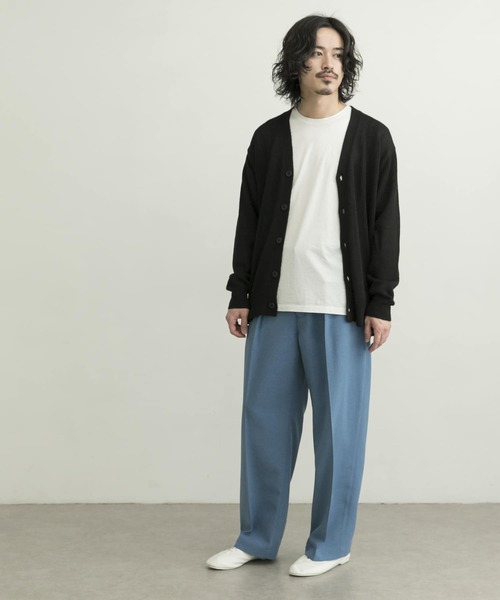 URBAN RESEARCH(アーバンリサーチ)の「WASHABLEラミーソロカーディガン(カーディガン/ボレロ・メンズ・ブラック/ブルー/ベージュ系その他・MEDIUM/LARGE/X-LARGE)」の12枚目の写真