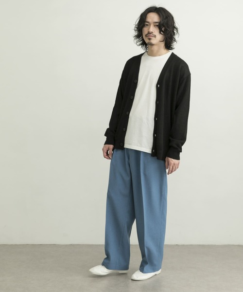 URBAN RESEARCH(アーバンリサーチ)の「WASHABLEラミーソロカーディガン(カーディガン/ボレロ・メンズ・ブラック/ブルー/ベージュ系その他・MEDIUM/LARGE/X-LARGE)」の13枚目の写真