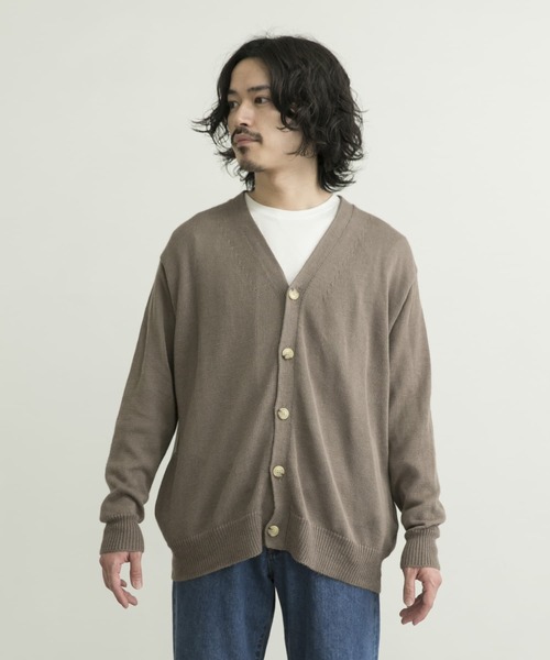 URBAN RESEARCH(アーバンリサーチ)の「WASHABLEラミーソロカーディガン(カーディガン/ボレロ・メンズ・ブラック/ブルー/ベージュ系その他・MEDIUM/LARGE/X-LARGE)」の14枚目の写真