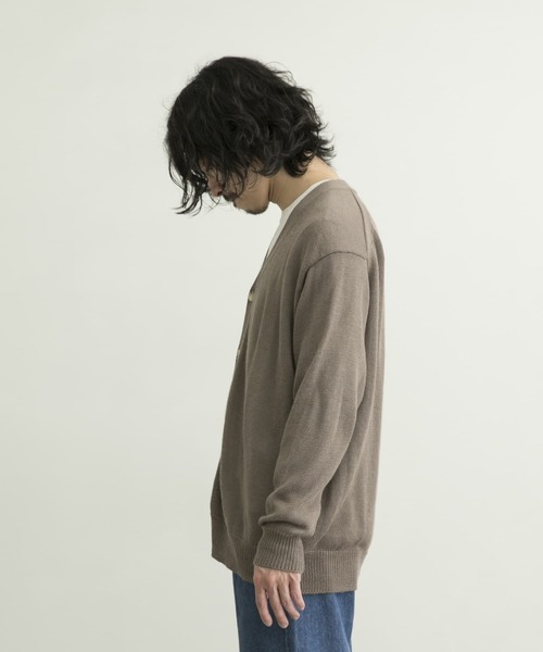 URBAN RESEARCH(アーバンリサーチ)の「WASHABLEラミーソロカーディガン(カーディガン/ボレロ・メンズ・ブラック/ブルー/ベージュ系その他・MEDIUM/LARGE/X-LARGE)」の15枚目の写真