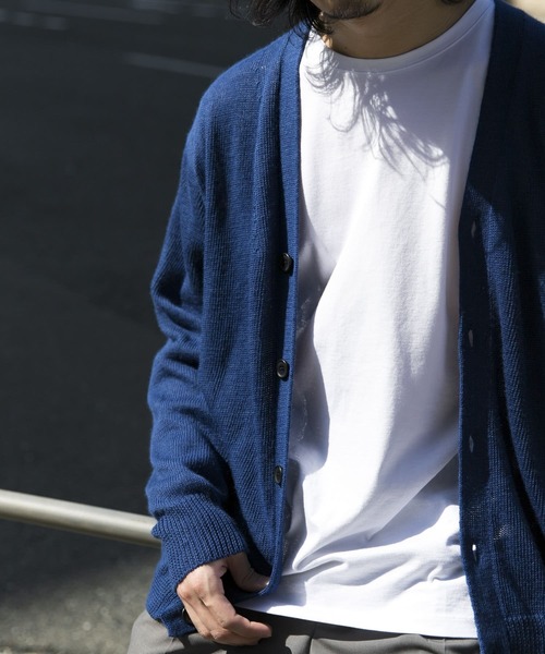 URBAN RESEARCH(アーバンリサーチ)の「WASHABLEラミーソロカーディガン(カーディガン/ボレロ・メンズ・ブラック/ブルー/ベージュ系その他・MEDIUM/LARGE/X-LARGE)」の17枚目の写真