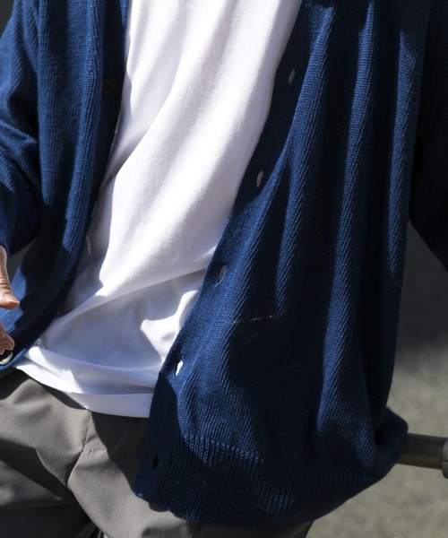 URBAN RESEARCH(アーバンリサーチ)の「WASHABLEラミーソロカーディガン(カーディガン/ボレロ・メンズ・ブラック/ブルー/ベージュ系その他・MEDIUM/LARGE/X-LARGE)」の18枚目の写真