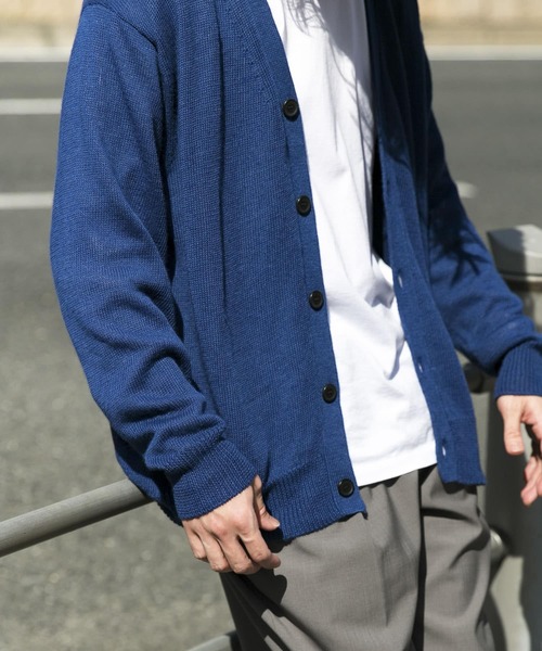 URBAN RESEARCH(アーバンリサーチ)の「WASHABLEラミーソロカーディガン(カーディガン/ボレロ・メンズ・ブラック/ブルー/ベージュ系その他・MEDIUM/LARGE/X-LARGE)」の19枚目の写真