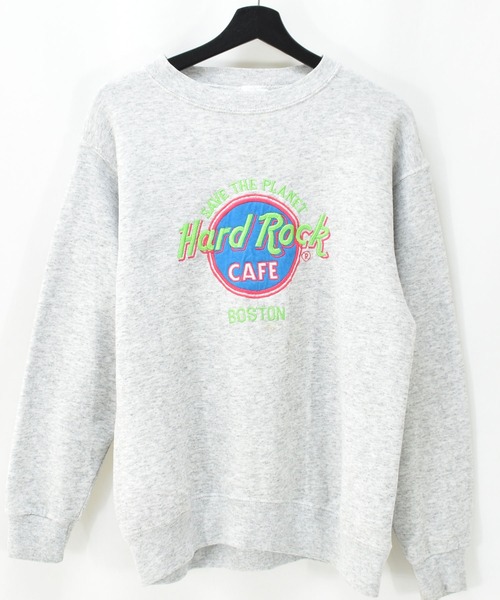 ヴィンテージ古着 Hard スウェット Rock スウェット Cafe ハードロックカフェ スウェット Vintage ヴィンテージ のファッション