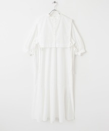 SENSE OF PLACE by URBAN RESEARCH | 【One-C/低身長向けサイズ展開あり】レイヤードマーメイドワンピース(5分袖)(ワンピース)