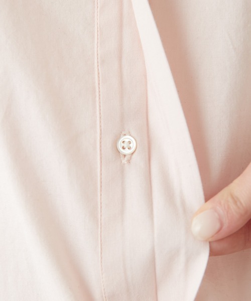 PUAL CE CIN（ピュアルセシン）の「インドポプリン太糸ステッチワンピース（ワンピース・レディース・ホワイト/ブラック/ブルー/ピンク・FREE）」の8枚目の写真