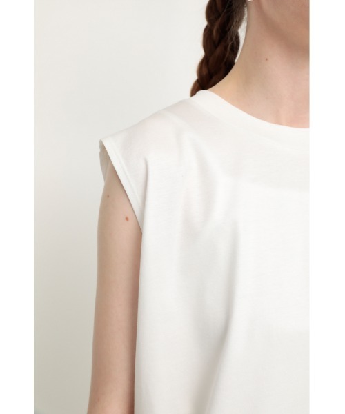 SLY(スライ)の「MERCERIZE BASIC T/T ベーシック タンクトップ(タンクトップ・レディース・ホワイト/ブルー/ブラック/オレンジ/クリアレッド/グレー・FREE)」の13枚目の写真