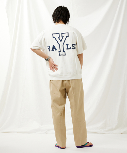 JOURNAL STANDARD(ジャーナルスタンダード)の「【YALE×JOURNAL STANDARD】別注 ハーフスリーブスウェットTシャツ(Tシャツ/カットソー・メンズ・ネイビー/コバルトブルー/ブラックミックス/ホワイト・LARGE/MEDIUM)」の11枚目の写真