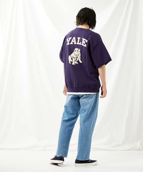 JOURNAL STANDARD(ジャーナルスタンダード)の「【YALE×JOURNAL STANDARD】別注 ハーフスリーブスウェットTシャツ(Tシャツ/カットソー・メンズ・ネイビー/コバルトブルー/ブラックミックス/ホワイト・LARGE/MEDIUM)」の14枚目の写真