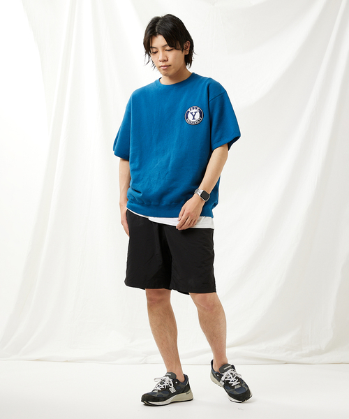 JOURNAL STANDARD(ジャーナルスタンダード)の「【YALE×JOURNAL STANDARD】別注 ハーフスリーブスウェットTシャツ(Tシャツ/カットソー・メンズ・ネイビー/コバルトブルー/ブラックミックス/ホワイト・LARGE/MEDIUM)」の18枚目の写真