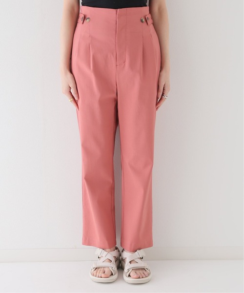 JOURNAL STANDARD relume(ジャーナルスタンダード レリューム)の「サイドボタンストレッチパンツ(その他パンツ・レディース・ピンク/グリーン/ホワイト・36/38)」の10枚目の写真