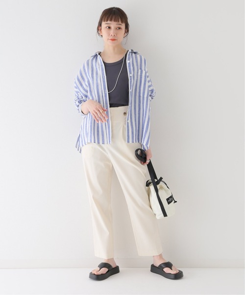 JOURNAL STANDARD relume(ジャーナルスタンダード レリューム)の「サイドボタンストレッチパンツ(その他パンツ・レディース・ピンク/グリーン/ホワイト・36/38)」の12枚目の写真