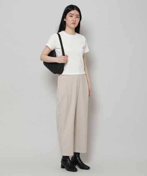 ALAND(エーランド)の「3.3 Field Trip/3.3 LOGO TEE 2285627(Tシャツ/カットソー・レディース・ネイビー/イエロー/セージグリーン/アイボリー・FREE)」の5枚目の写真