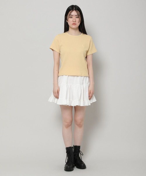 ALAND(エーランド)の「3.3 Field Trip/3.3 LOGO TEE 2285627(Tシャツ/カットソー・レディース・ネイビー/イエロー/セージグリーン/アイボリー・FREE)」の10枚目の写真