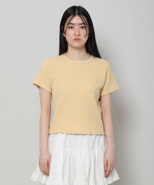 ALAND(エーランド)の「3.3 Field Trip/3.3 LOGO TEE 2285627(Tシャツ/カットソー・レディース・ネイビー/イエロー/セージグリーン/アイボリー・FREE)」の11枚目の写真