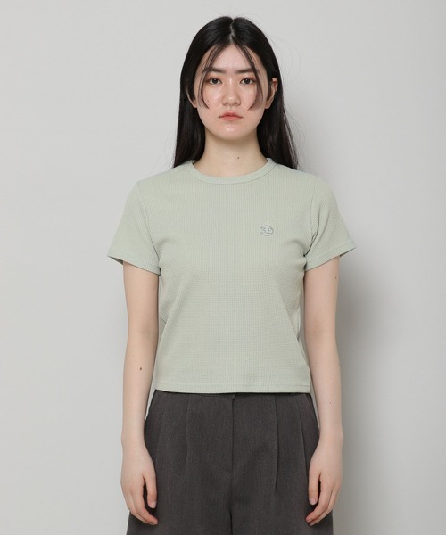 ALAND(エーランド)の「3.3 Field Trip/3.3 LOGO TEE 2285627(Tシャツ/カットソー・レディース・ネイビー/イエロー/セージグリーン/アイボリー・FREE)」の14枚目の写真