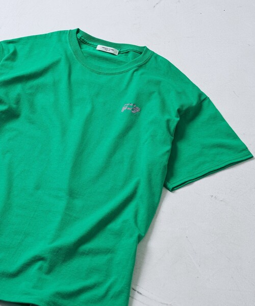 FREAK'S STORE(フリークスストア)の「ナポリタンTシャツ(Tシャツ/カットソー・レディース・ホワイト/チャコールグレー/グリーン・フリ-)」の14枚目の写真