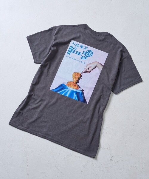 FREAK'S STORE(フリークスストア)の「ナポリタンTシャツ(Tシャツ/カットソー・レディース・ホワイト/チャコールグレー/グリーン・フリ-)」の15枚目の写真