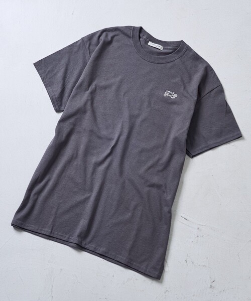 FREAK'S STORE(フリークスストア)の「ナポリタンTシャツ(Tシャツ/カットソー・レディース・ホワイト/チャコールグレー/グリーン・フリ-)」の9枚目の写真