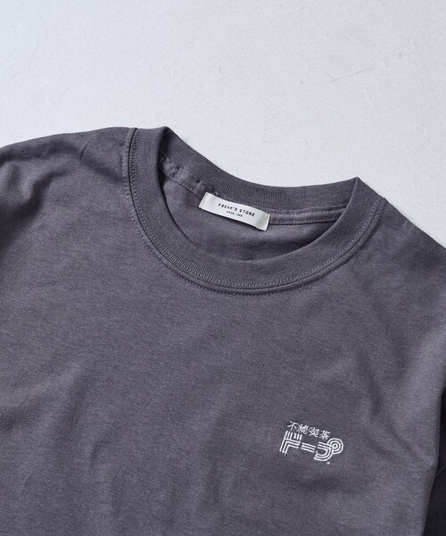 FREAK'S STORE(フリークスストア)の「ナポリタンTシャツ(Tシャツ/カットソー・レディース・ホワイト/チャコールグレー/グリーン・フリ-)」の6枚目の写真