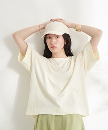 earth music&ecology | ピグメントダイ半袖プルオーバー(Tシャツ/カットソー)