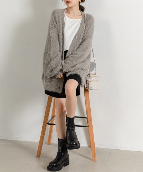 DAY CLOSET（デイ クローゼット）の「レディース 2WAYキルティングボックスバッグ+ショルダーチェーン 2点セット（ショルダーバッグ・レディース・グリーン/ブラック/ホワイト・M/S）」の8枚目の写真