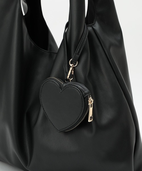 one after another NICE CLAUP（ワンアフターアナザーナイスクラップ）の「ハートポーチ付きトートバッグ（トートバッグ・レディース・オフホワイト/ブラック/レオパード・FREE）」の13枚目の写真