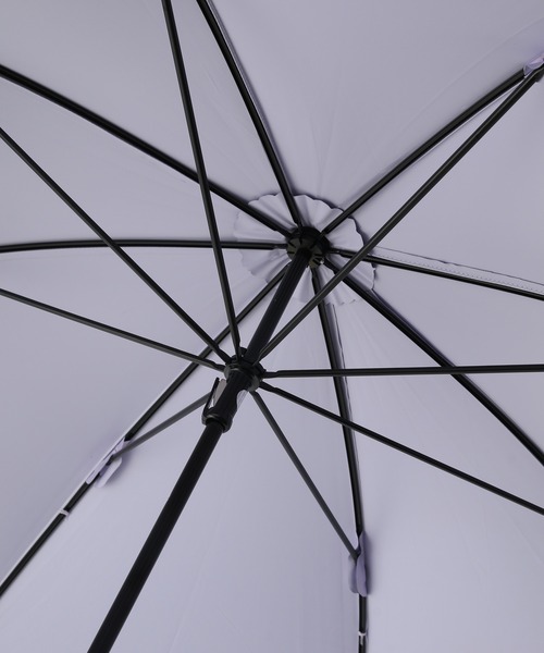 Wpc.（ダブリュピーシー）の「【Wpc.】晴雨兼用/遮光クラシックフリルパラソル（長傘・レディース・ラベンダー/ブラック/ベージュ・FREE）」の6枚目の写真
