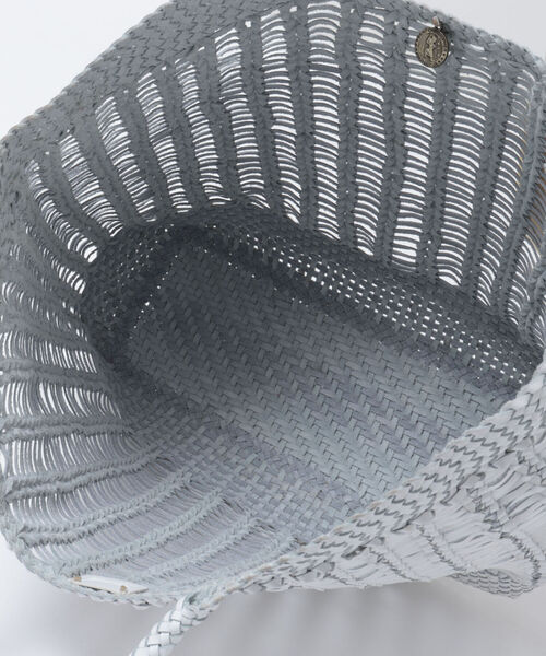 DRAGON（ドラゴン）の「【dragon/ドラゴン】WINDOW BASKETレザートートバッグ（トートバッグ・レディース・ホワイト/ダークブラウン・FREE）」の7枚目の写真