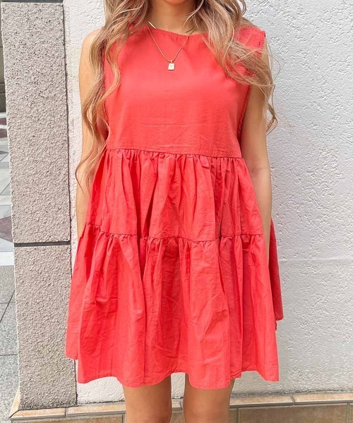 esutoreja（エストレジャ）の「フリルデザイントップス（Tシャツ/カットソー・レディース・ホワイト/ブラック/オレンジ/グリーン・FREE）」の19枚目の写真