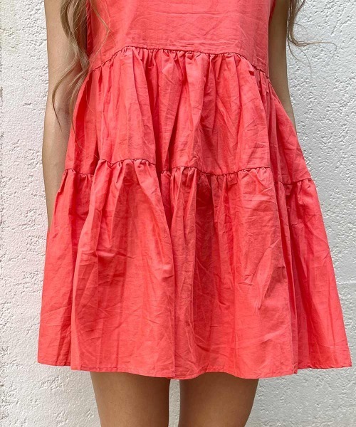 esutoreja（エストレジャ）の「フリルデザイントップス（Tシャツ/カットソー・レディース・ホワイト/ブラック/オレンジ/グリーン・FREE）」の21枚目の写真