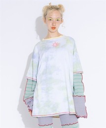 Candy Stripper | MISCHIEVOUS TIE DYE トップス(Tシャツ/カットソー)