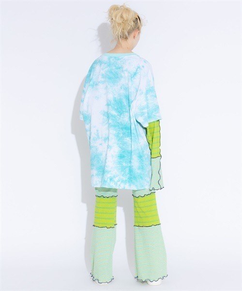Candy Stripper(キャンディストリッパー)の「MISCHIEVOUS TIE DYE トップス(Tシャツ/カットソー・レディース・ライトブルー/ライトグリーン/パープル・2)」の4枚目の写真