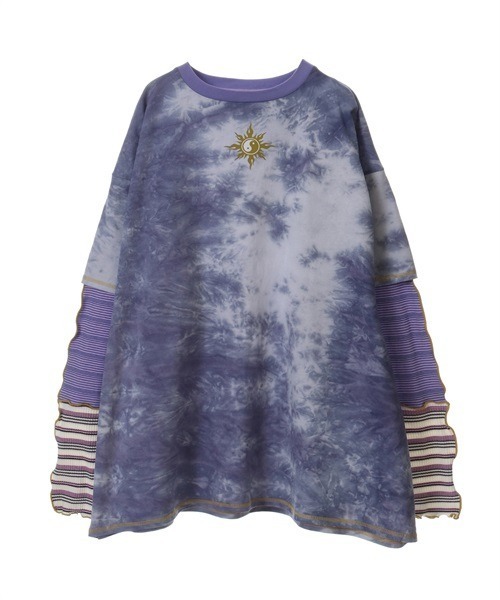 Candy Stripper(キャンディストリッパー)の「MISCHIEVOUS TIE DYE トップス(Tシャツ/カットソー・レディース・ライトブルー/ライトグリーン/パープル・2)」の20枚目の写真
