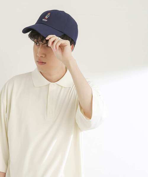 SENSE OF PLACE by URBAN RESEARCH(センスオブプレイスバイアーバンリサーチ)の「『別注』TeddyBear×SENSE OF PLACE テディベアシシュウキャップ(キャップ・メンズ・ブラック/ネイビー/アイボリー・ONE)」の5枚目の写真