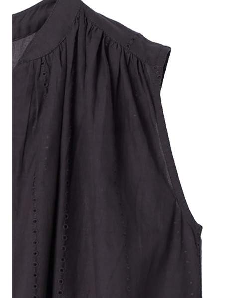 CRAFT STANDARD BOUTIQUE(クラフトスタンダードブティック)の「【インドコットン】スカラップ刺繍ワンピース *◆(ワンピース・レディース・チャコールグレー・FREE)」の17枚目の写真