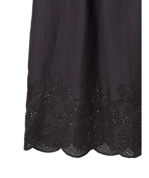 CRAFT STANDARD BOUTIQUE(クラフトスタンダードブティック)の「【インドコットン】スカラップ刺繍ワンピース *◆(ワンピース・レディース・チャコールグレー・FREE)」の18枚目の写真