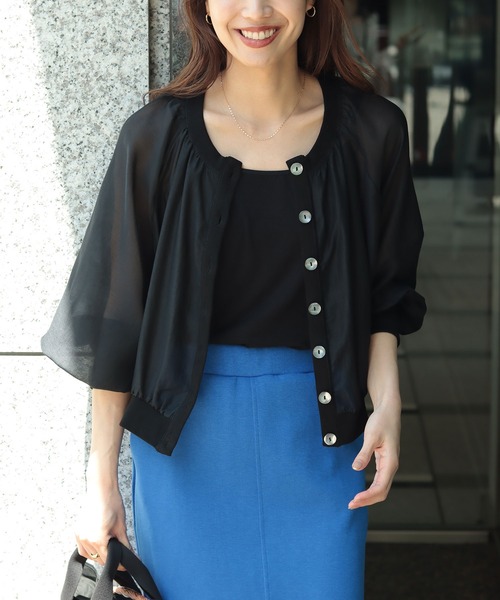 新品　Eimee Law ブルゾン アウター フラワーエンブロ ブルゾン グレー Eimee Law（エイミーロウ） ブルゾン アウター フラワーモチーフ