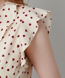 DEICY（デイシー）の「ランダムハートフリルブラウス（シャツ/ブラウス  