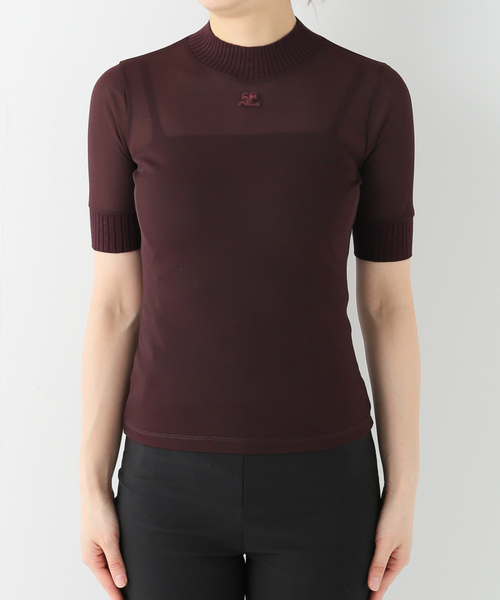 EDIT.FOR LULU COURREGESクレージュtシャツ セール】【courreges/クレージュ】HORT SLEEVES SECOND SKIN TOP（T