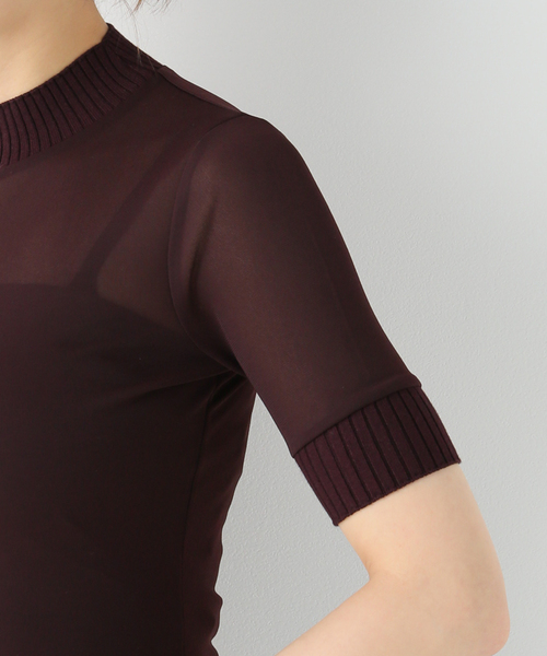 パリ直営店買付！【COURREGES】2nd Skin シースルー長袖トップ