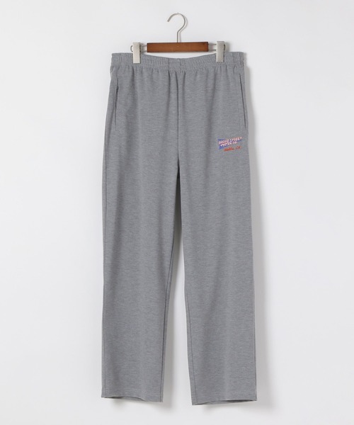 niko and...(ニコアンド)の「【LA FOOD SHOP】コラボトラックパンツ(スウェットパンツ・メンズ・ブラック/グレー/ブルー・MEDIUM/LARGE)」の1枚目の写真