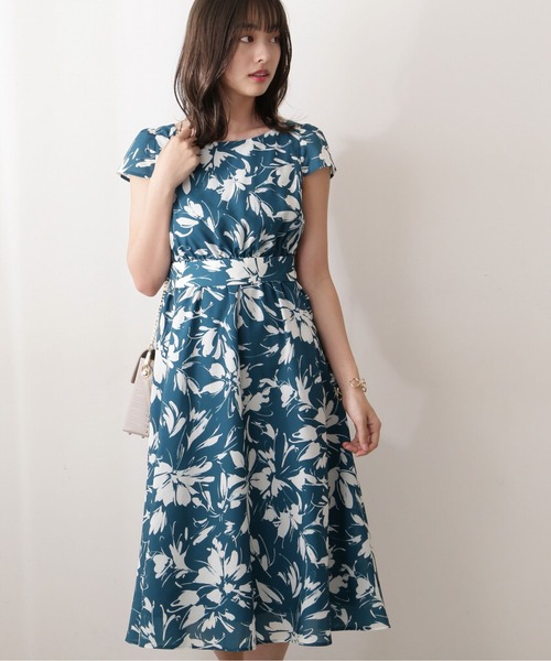 PROPORTION BODY DRESSING（プロポーションボディドレッシング）の「サマーフラワーフレアワンピース / 1212240708（ワンピース・レディース・ホワイト系その他/ブラック/グリーン・SMALL/MEDIUM）」の10枚目の写真