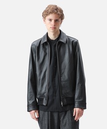 SOPHNET.（ソフネット）の「LEATHER ZIP JACKET（ブルゾン）」 - WEAR