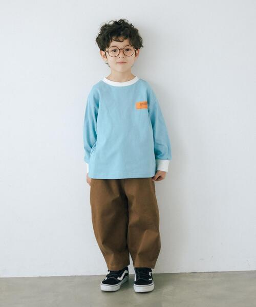 Gramicci（グラミチ）の「【別注】＜GRAMICCI（グラミチ）＞ EX GRAMICCI ツイル バルーンパンツ 100-130cm（チノパンツ・キッズ・ダークグレー/ブラウン・100cm/120cm/130cm/110cm）」の18枚目の写真
