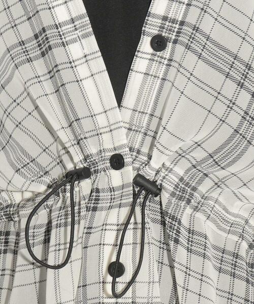 PINK-latte（ピンクラテ）の「◆レイヤード風透けシャツトップス（シャツ/ブラウス・キッズ・ピンク系その他/ホワイト系4/ライトグリーン系1・15 /14/16）」の16枚目の写真