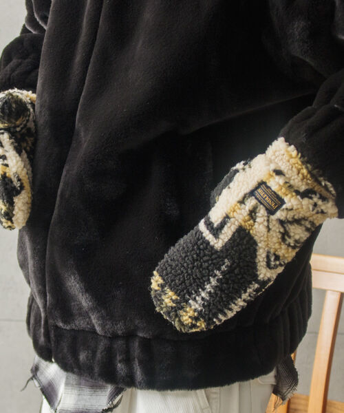 PENDLETON（ペンドルトン）の「【PENDLETON/ペンドルトン】別注HARDING ボアグローブ 手袋 ミトン フリース（手袋・メンズ・ホワイト系その他/ブラック系その他/ベージュ系その他・FREE）」の10枚目の写真
