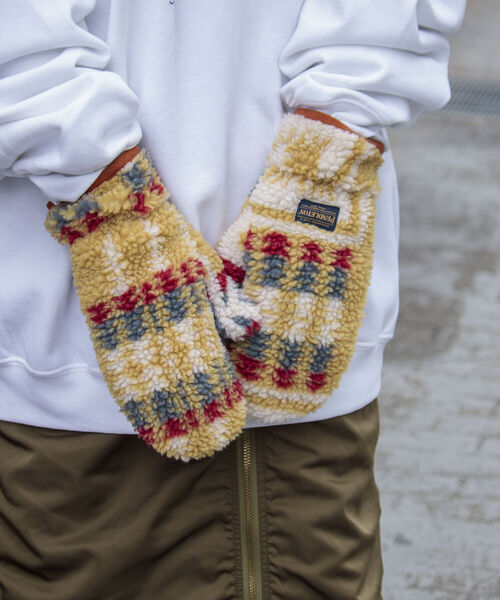 PENDLETON（ペンドルトン）の「【PENDLETON/ペンドルトン】別注HARDING ボアグローブ 手袋 ミトン フリース（手袋・メンズ・ホワイト系その他/ブラック系その他/ベージュ系その他・FREE）」の20枚目の写真