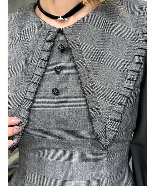 EATME（イートミー）の「BIGカラータイトワンピース（ワンピース・レディース・グレー/ブラック/その他1・SMALL/MEDIUM）」の15枚目の写真